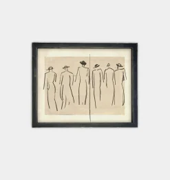Abstract Figures Framed Print