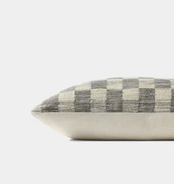 Adams Pillow Charcoal / Ivory