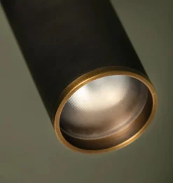 Albion Flush Mount Brass