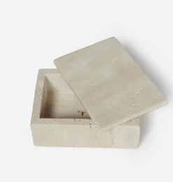 Aldo Travertine Rectangular Box
