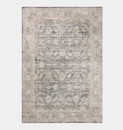 Alie ALE-05 Charcoal / Beige Area Rug
