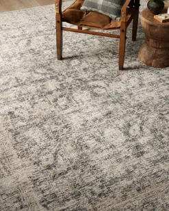 Alie ALE-05 Charcoal / Beige Area Rug