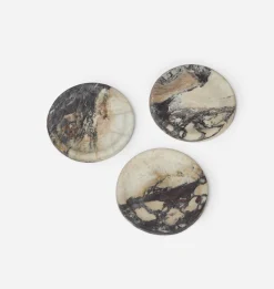 Allyn Marble Coaster Calacatta Viola S/4