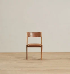 Antique Leather Chair S/4