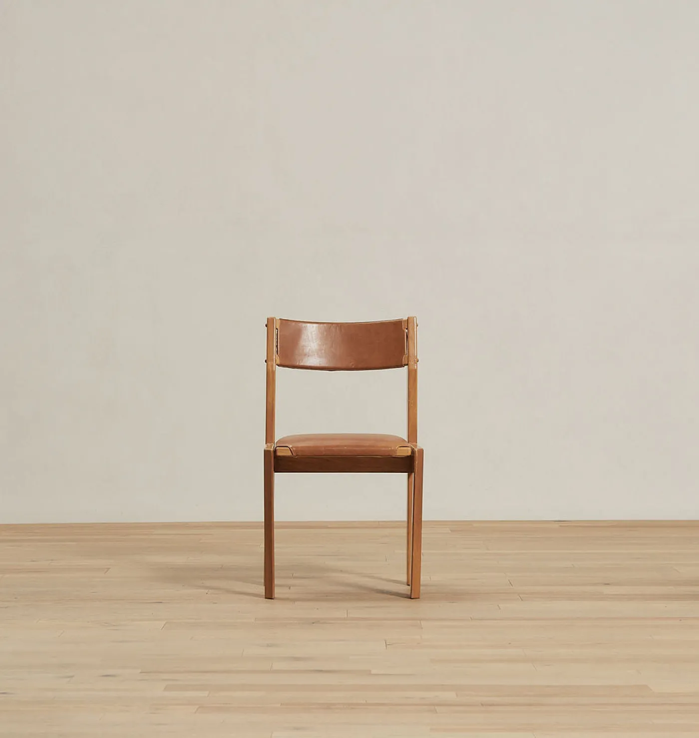 Antique Leather Chair S/4