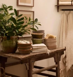 Antique Rustic Terracotta Planter Pot