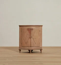 Antique Swedish Corner Cupboard