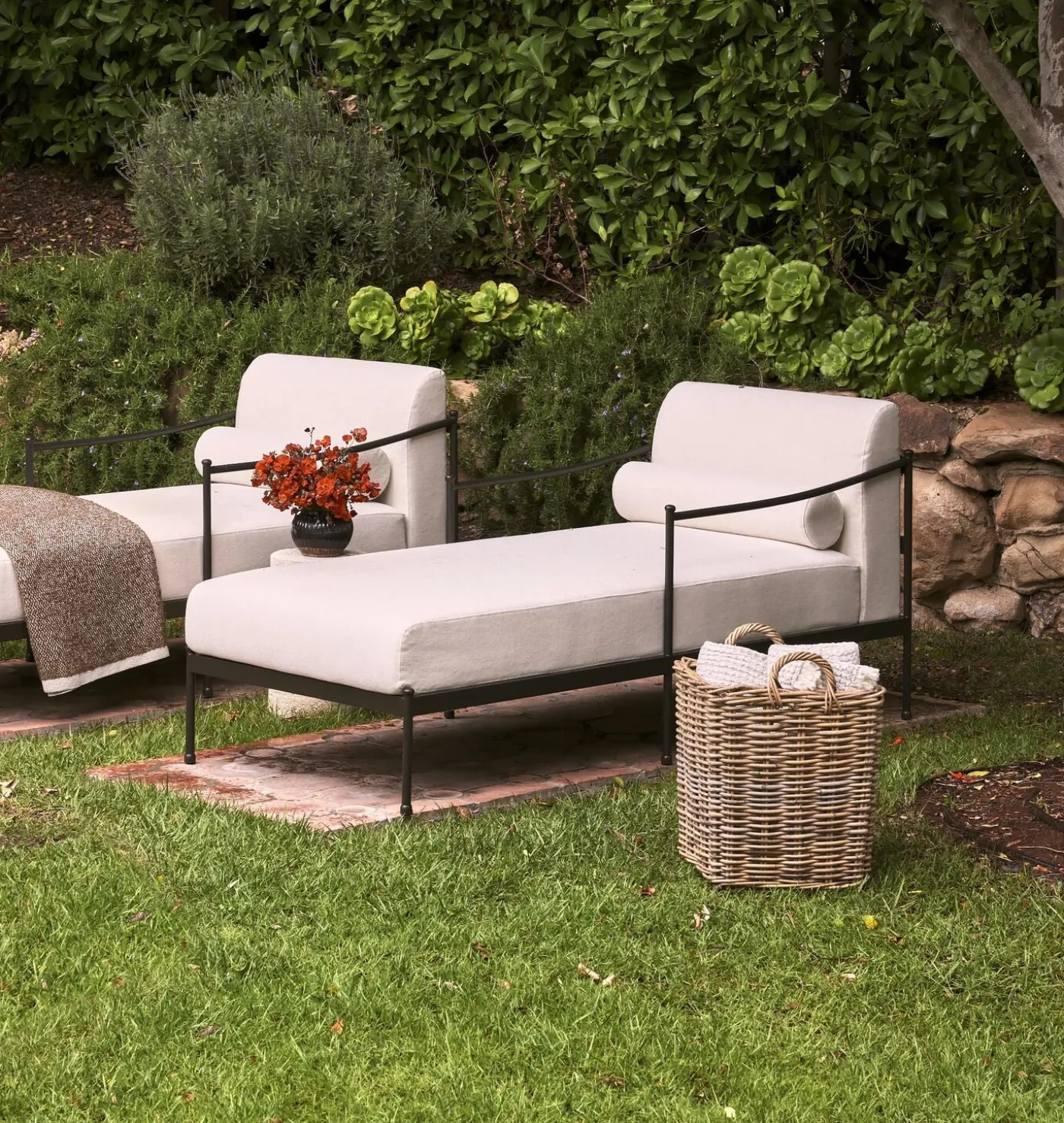 Arielle Wicker Floor Basket