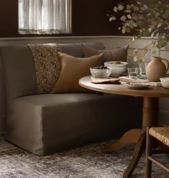 Asa Slipcovered Dining Bench