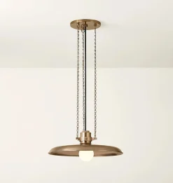 Aster Pendant Brass