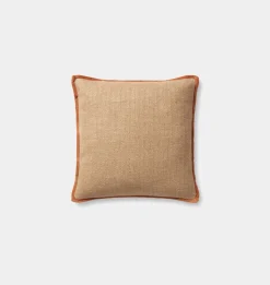 Aveline Pillow 18'' x 18'' Natural / Rust