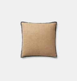 Aveline Pillow 18'' x 18'' Natural / Blue