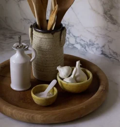Bellocchi Terracotta Oil and Salt Dish Set