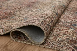 Billie BIL-04 Aqua / Rust Area Rug