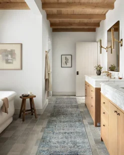 Billie BIL-05 Denim / Blush Area Rug