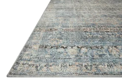 Billie BIL-05 Denim / Blush Area Rug