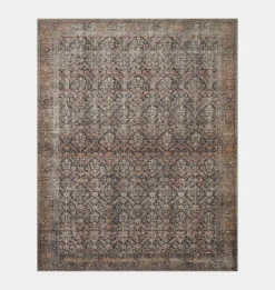 Billie BIL-01 Ink / Salmon Area Rug