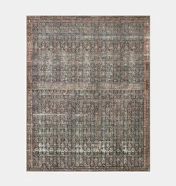 Billie BIL-02 Ocean / Brick Area Rug