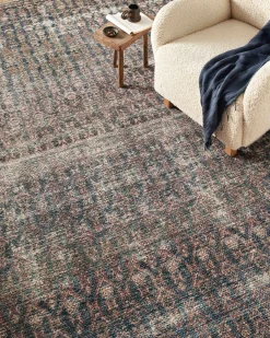 Billie BIL-02 Ocean / Brick Area Rug