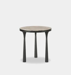 Billings Hammered Iron End Table