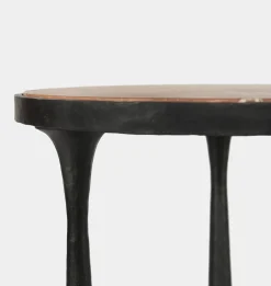 Billings Hammered Iron End Table