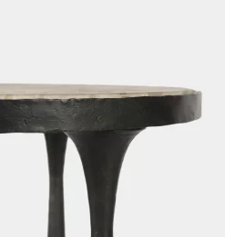 Billings Hammered Iron End Table