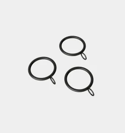 Black Curved Curtain Rod 78