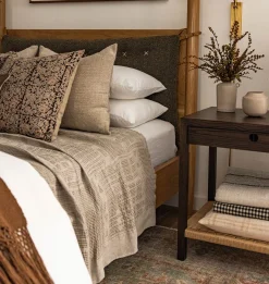 Bogolan Bed Throw Blanket
