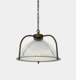 Bousta Industrial Holophane Pendant Light