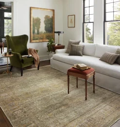 Bradbury BRU-02 Dove / Gold Area Rug
