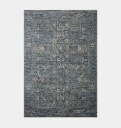 Bradbury BRU-03 Ocean / Gold Area Rug