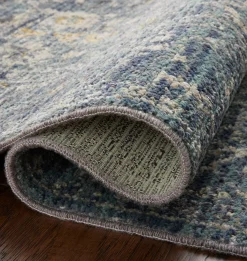 Bradbury BRU-03 Ocean / Gold Area Rug