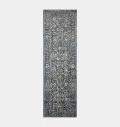 Bradbury BRU-03 Ocean / Gold Area Rug