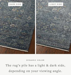 Bradbury BRU-03 Ocean / Gold Area Rug