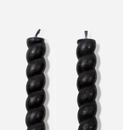Braided Taper Candle S/2