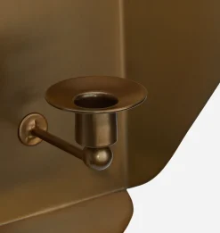 Brass Wall Candle Holder