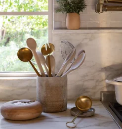 Brushed Stoneware Crock