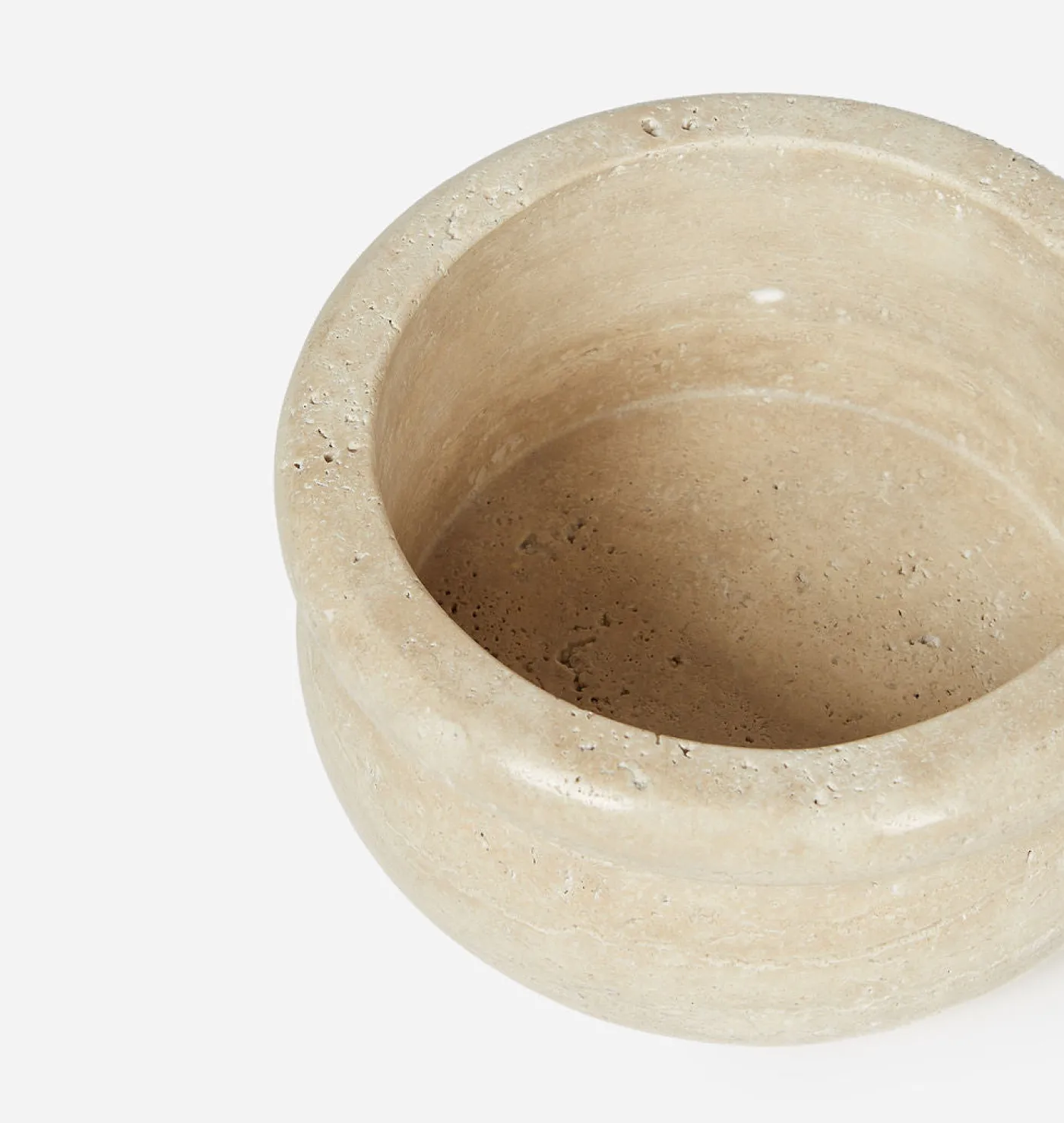 Calli Travertine Bowl