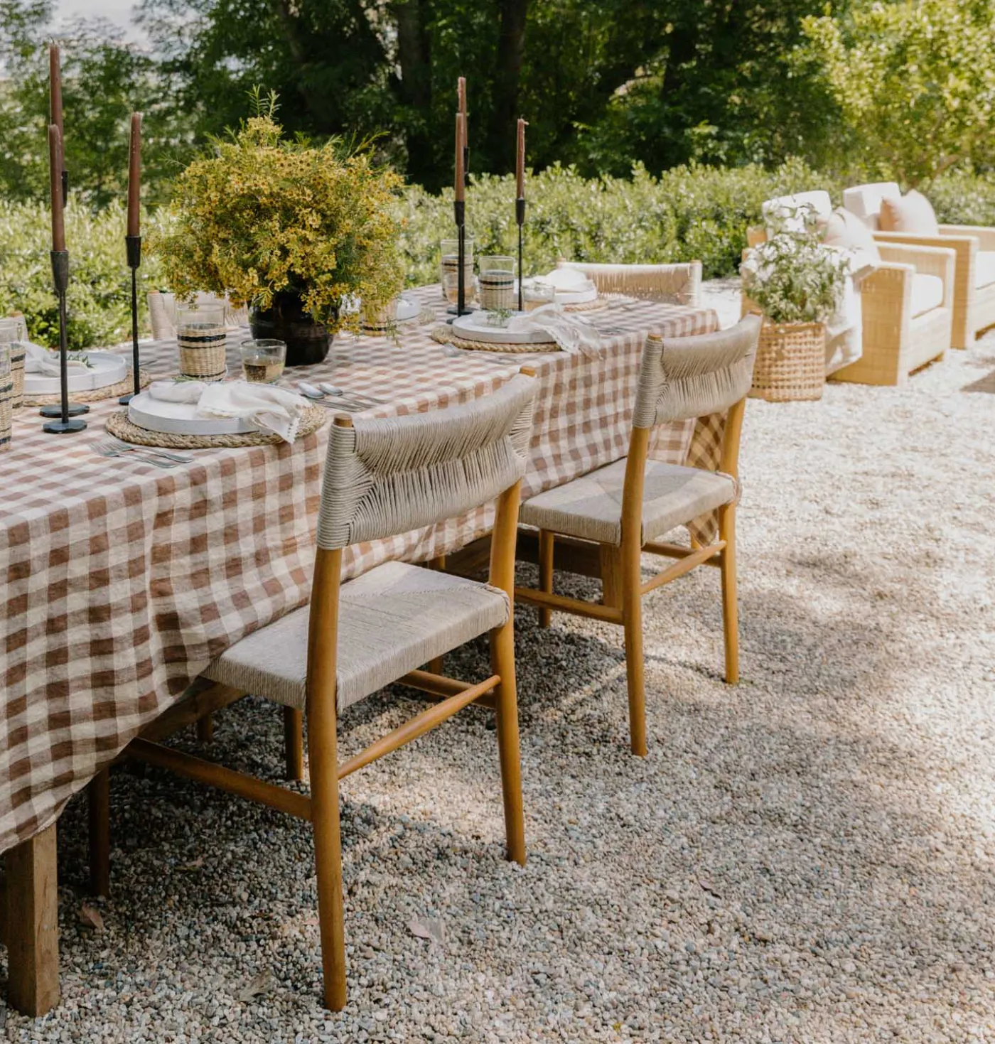 Canvas Vintage Tablecloth