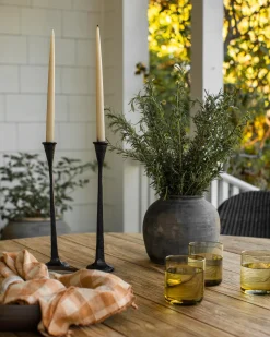 Cast Iron Taper Candle Holder
