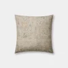 Celestia Pillow 22'' x 22'' Natural / Blue