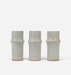 Ceramic Ridge Vase