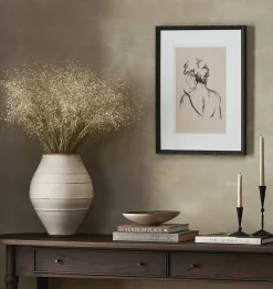 Charcoal Her by Brittney Schulz Framed Print