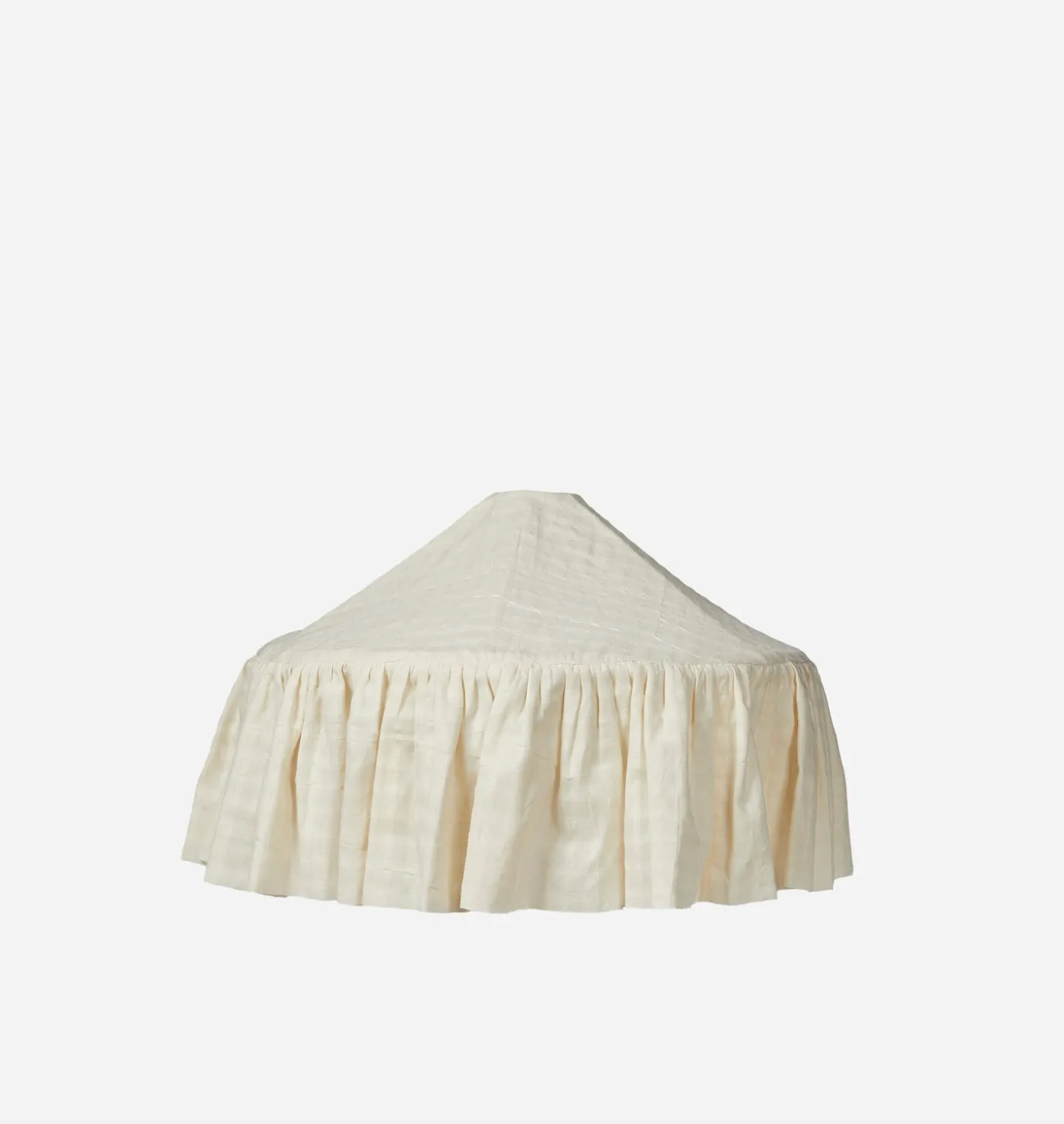 Checked Cotton Pendant Lamp Shade