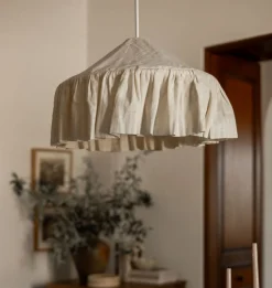 Checked Cotton Pendant Lamp Shade