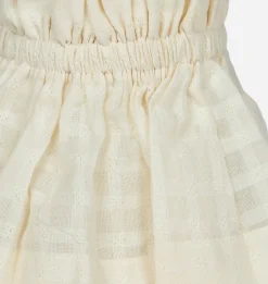 Checked Cotton Sconce Lamp Shade