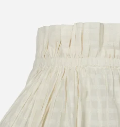 Checked Cotton Table Lamp