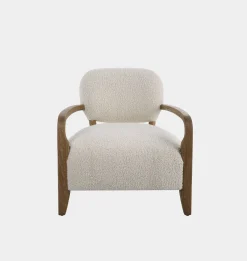 Dell Natural Shearling Lounge Chair