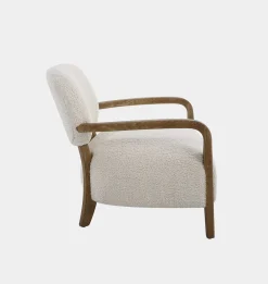 Dell Natural Shearling Lounge Chair