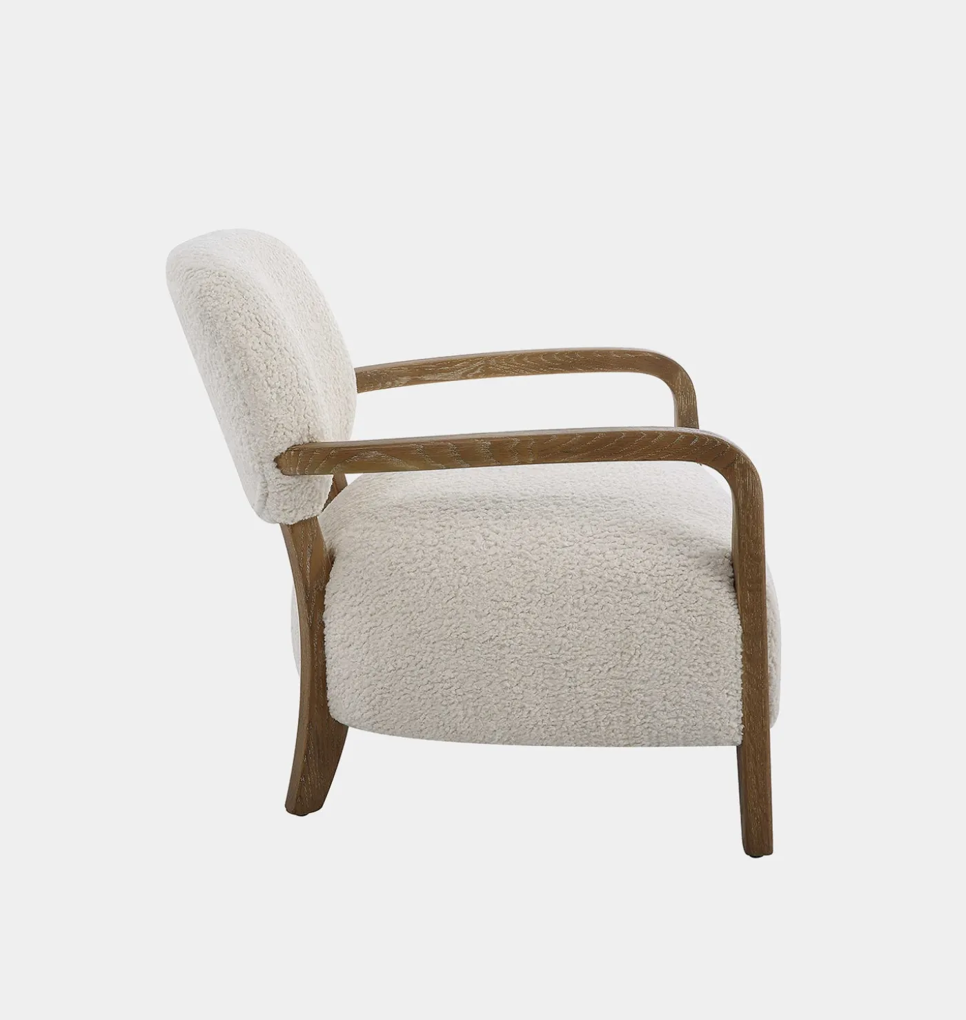 Dell Natural Shearling Lounge Chair